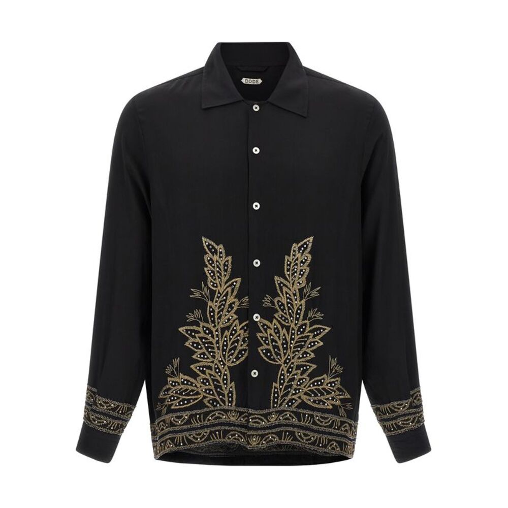 Bode Men's Beaded Epoque Shirt